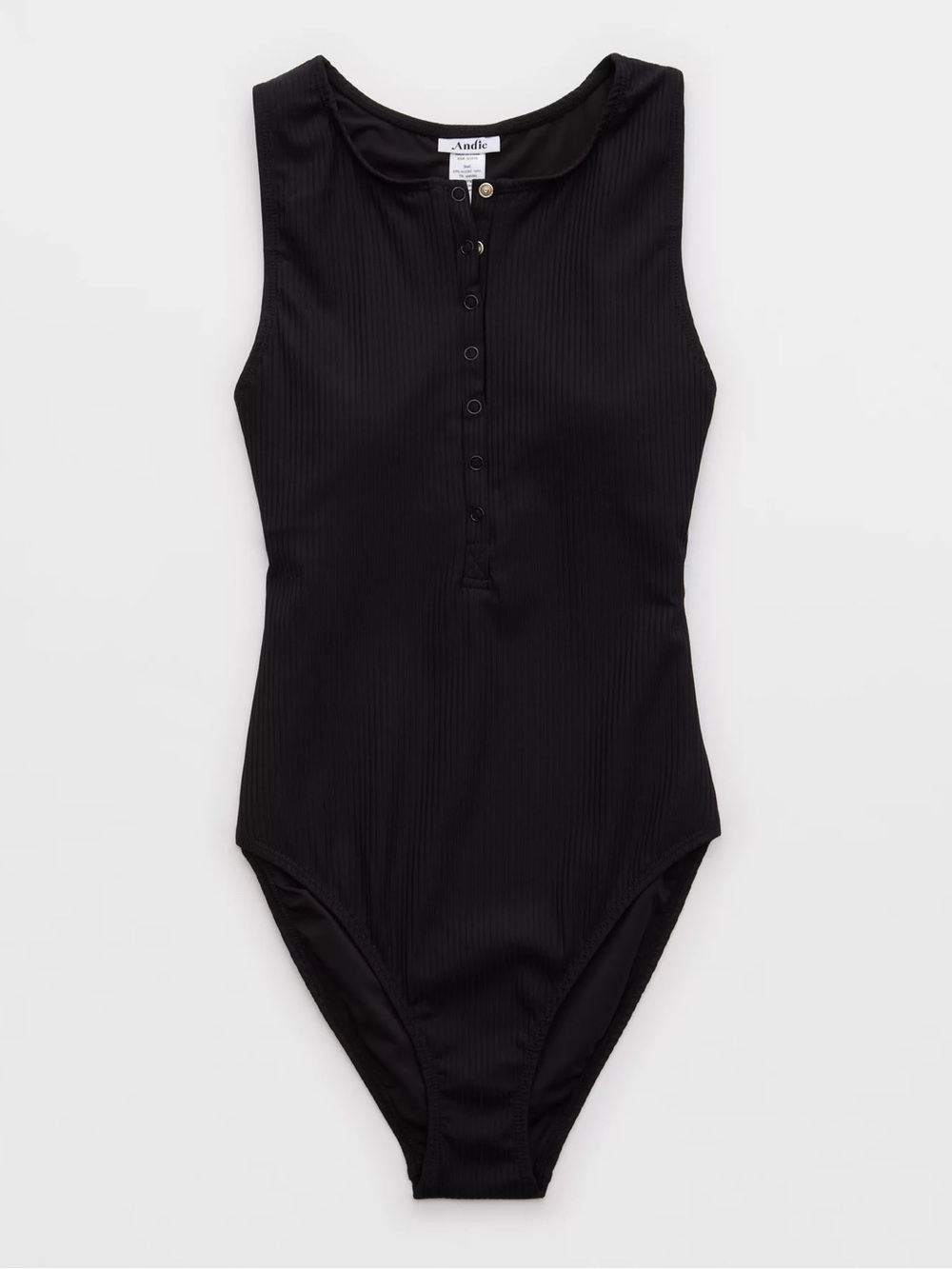 The Andie Malibu Ribbed One Piece Swimsuit - Picture 2 of 6